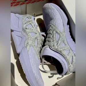 FABLETICS Sneakers Size 7W Redondo Sneakers WHITE/SILVER